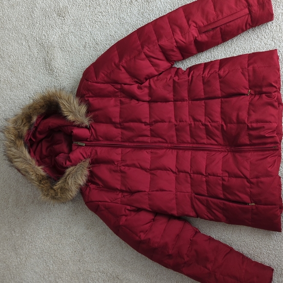 Calvin Klein Down Fleece-Lined Hooded Jacket - Picture 2 of 11